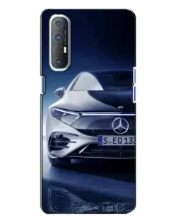 Чехол для OPPO Reno 3 с картинкой «Mercedes EQ — будущее»