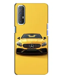 Чехол для OPPO Reno 3 с картинкой «Желтый Mercedes GT»