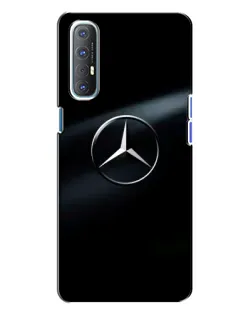 Чохол для OPPO Reno 3 з картинкою «Mercedes на металі» Чохол для OPPO Reno 3 з картинкою «Mercedes на металі»