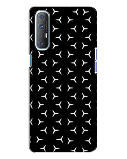 Чохол для OPPO Reno 3 з картинкою «Mercedes паттерн зірок» Чохол для OPPO Reno 3 з картинкою «Mercedes паттерн зірок»