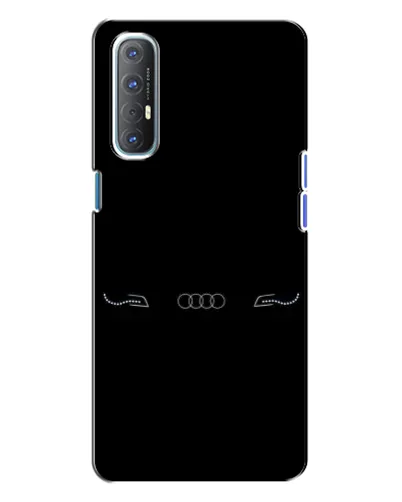 Чехол для OPPO Reno 3 с картинкой «Audi — световой подпись» Чехол для OPPO Reno 3 с картинкой «Audi — световой подпись»