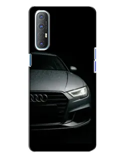 Чехол для OPPO Reno 3 с картинкой «Audi — детализация кузова»