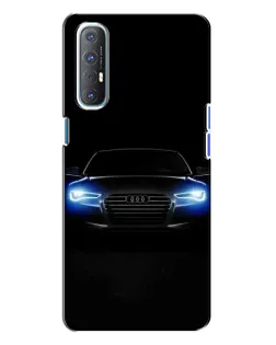 Чехол для OPPO Reno 3 с картинкой «Audi в неоне» Чехол для OPPO Reno 3 с картинкой «Audi в неоне»