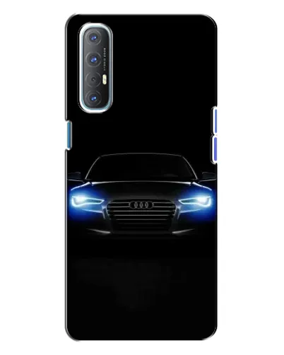 Чехол для OPPO Reno 3 с картинкой «Audi в неоне» Чехол для OPPO Reno 3 с картинкой «Audi в неоне»
