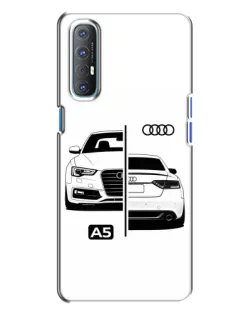 Чехол для OPPO Reno 3 с картинкой «Audi — контрастный дизайн» Чехол для OPPO Reno 3 с картинкой «Audi — контрастный дизайн»