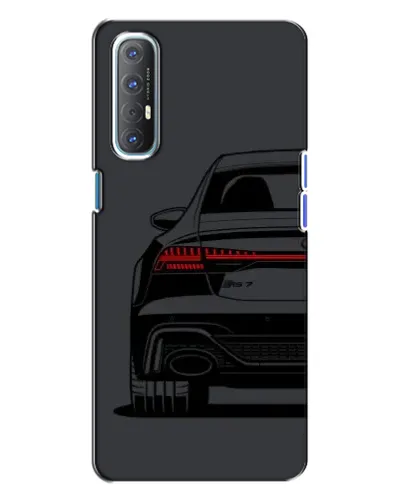 Чехол для OPPO Reno 3 с картинкой «Задняя часть Audi — арт» Чехол для OPPO Reno 3 с картинкой «Задняя часть Audi — арт»