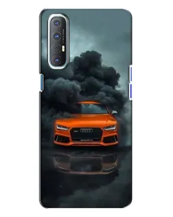 Чехол для OPPO Reno 3 с картинкой «Audi в облаках дыма» Чехол для OPPO Reno 3 с картинкой «Audi в облаках дыма»