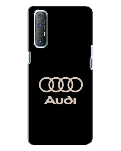 Чехол для OPPO Reno 3 с картинкой «Audi — золотой логотип» Чехол для OPPO Reno 3 с картинкой «Audi — золотой логотип»