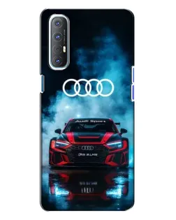 Чехол для OPPO Reno 3 с картинкой «Audi Sport — неон» Чехол для OPPO Reno 3 с картинкой «Audi Sport — неон»