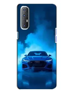 Чехол для OPPO Reno 3 с картинкой «Audi — голубая энергия» Чехол для OPPO Reno 3 с картинкой «Audi — голубая энергия»