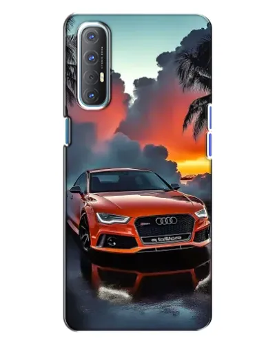 Чехол для OPPO Reno 3 с картинкой «Audi — закат» Чехол для OPPO Reno 3 с картинкой «Audi — закат»