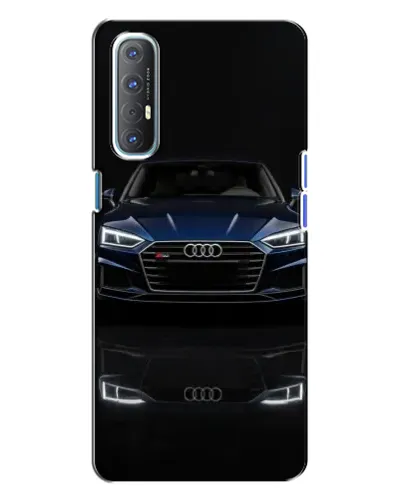Чехол для OPPO Reno 3 с картинкой «Audi — ночное отражение» Чехол для OPPO Reno 3 с картинкой «Audi — ночное отражение»