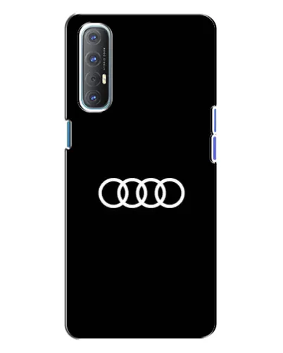 Чехол для OPPO Reno 3 с картинкой «Audi White Logo» Чехол для OPPO Reno 3 с картинкой «Audi White Logo»
