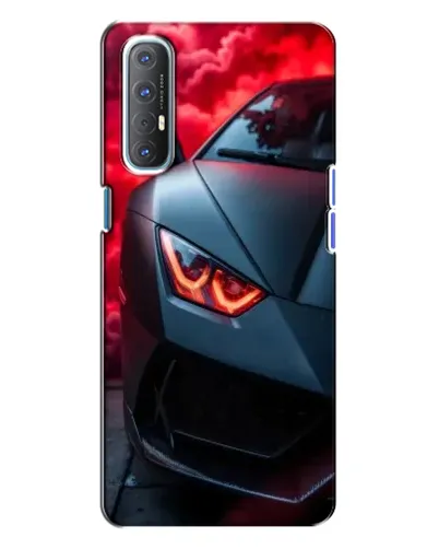 Чехол для OPPO Reno 3 с картинкой «Lamborghini красное сияние» Чехол для OPPO Reno 3 с картинкой «Lamborghini красное сияние»