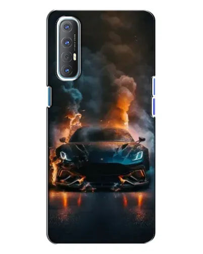 Чехол для OPPO Reno 3 с картинкой «Lamborghini дымная эстетика» Чехол для OPPO Reno 3 с картинкой «Lamborghini дымная эстетика»