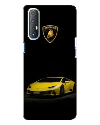 Чехол для OPPO Reno 3 с картинкой «Lamborghini желтый акцент» Чехол для OPPO Reno 3 с картинкой «Lamborghini желтый акцент»