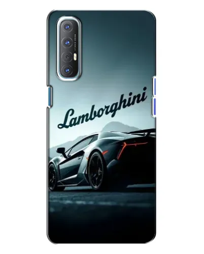 Чехол для OPPO Reno 3 с картинкой «Классическая надпись Lamborghini» Чехол для OPPO Reno 3 с картинкой «Классическая надпись Lamborghini»