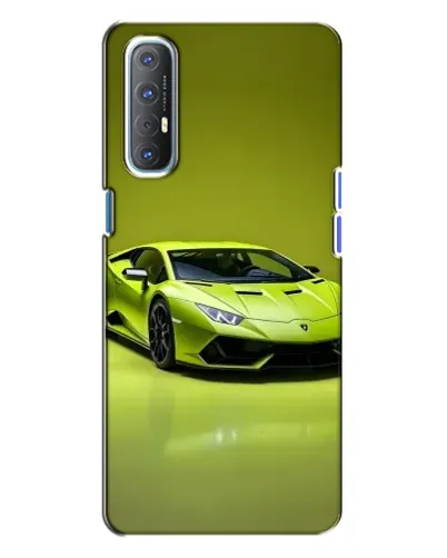 Чехол для OPPO Reno 3 с картинкой «Салатовый Lamborghini Huracan» Чехол для OPPO Reno 3 с картинкой «Салатовый Lamborghini Huracan»