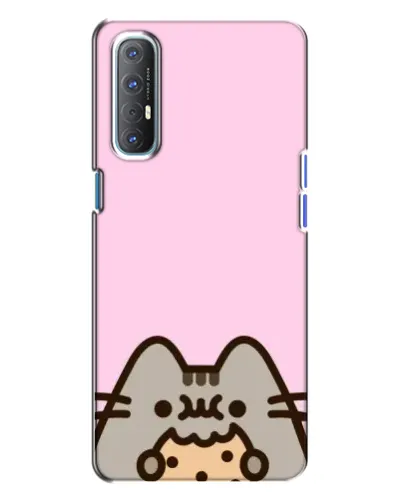 Чохол для OPPO Reno 3 з картинкою «Pusheen та печиво» Чохол для OPPO Reno 3 з картинкою «Pusheen та печиво»