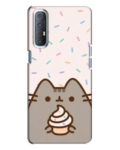 Чохол для OPPO Reno 3 з картинкою «Пушин з кексом» Чохол для OPPO Reno 3 з картинкою «Пушин з кексом»