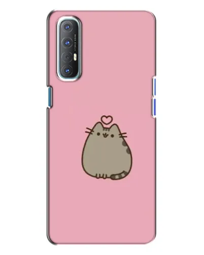 Чохол для OPPO Reno 3 з картинкою «Pusheen серце» Чохол для OPPO Reno 3 з картинкою «Pusheen серце»
