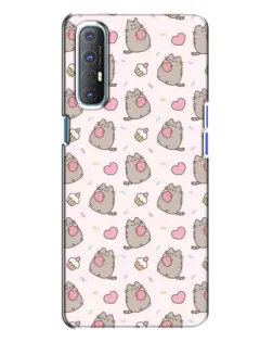 Чохол для OPPO Reno 3 з картинкою «Пушин та солодощі»