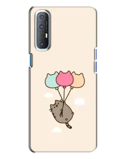Чохол для OPPO Reno 3 з картинкою «Пушин на кульках»