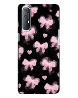 Чехол для OPPO Reno 3 с картинкой «Геометрия банта»