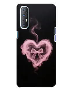 Чехол для OPPO Reno 3 с картинкой «Дымчатое сердце»