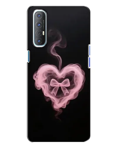Чехол для OPPO Reno 3 с картинкой «Дымчатое сердце»