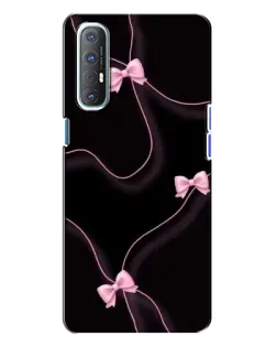 Чехол для OPPO Reno 3 с картинкой «Розовые ленты»