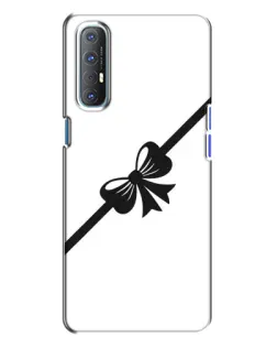 Чехол для OPPO Reno 3 с картинкой «Диагональный бант»