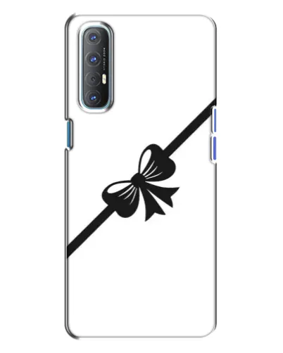Чехол для OPPO Reno 3 с картинкой «Диагональный бант»