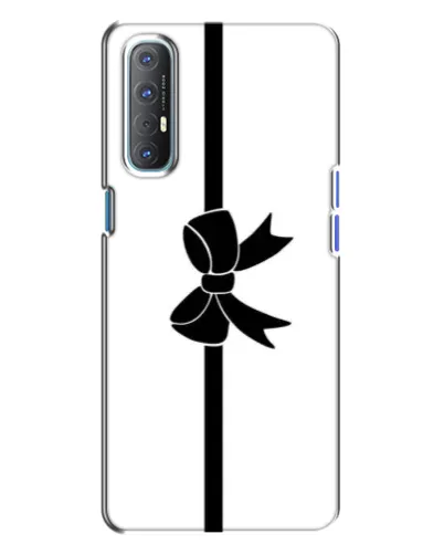 Чехол для OPPO Reno 3 с картинкой «Вертикальный бант»