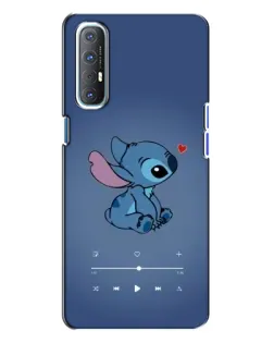 Чехол для OPPO Reno 3 с картинкой «Музыкальный Stitch»