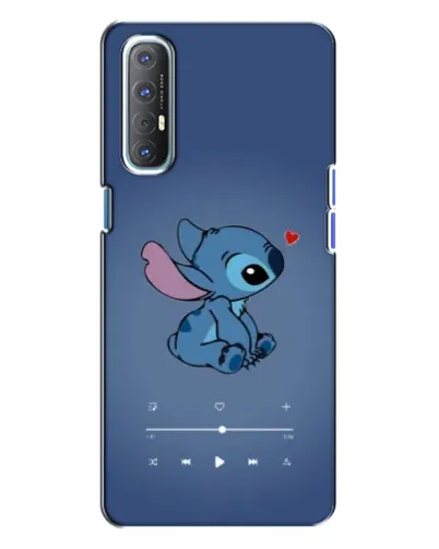 Чехол для OPPO Reno 3 с картинкой «Музыкальный Stitch»