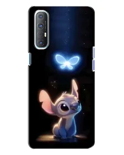 Чехол для OPPO Reno 3 с картинкой «Сияющий Стич»