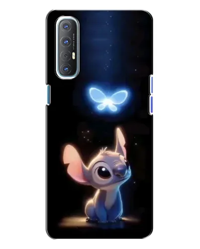 Чехол для OPPO Reno 3 с картинкой «Сияющий Стич»