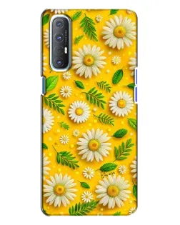 Чохол для OPPO Reno 3 з картинкою «Ромашкове сонце»
