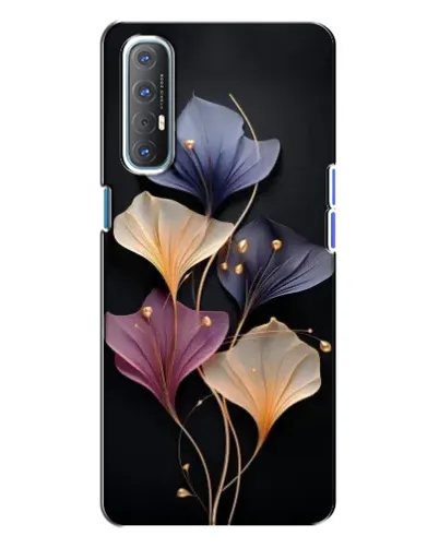 Чохол для OPPO Reno 3 з картинкою «Лілові квіти грації» Чохол для OPPO Reno 3 з картинкою «Лілові квіти грації»