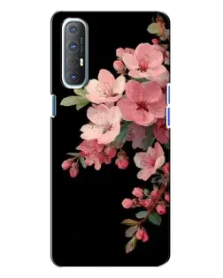 Чохол для OPPO Reno 3 з картинкою «Рожева гілка сакури»