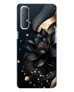 Чохол для OPPO Reno 3 з картинкою «Чорний лотос»