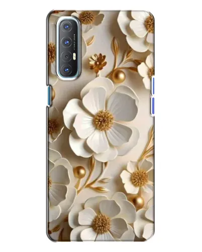 Чохол для OPPO Reno 3 з картинкою «Білі паперові квіти» Чохол для OPPO Reno 3 з картинкою «Білі паперові квіти»