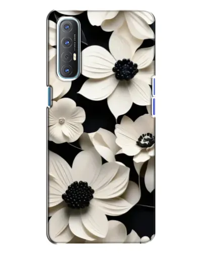 Чохол для OPPO Reno 3 з картинкою «Об'ємні білі квіти» Чохол для OPPO Reno 3 з картинкою «Об'ємні білі квіти»