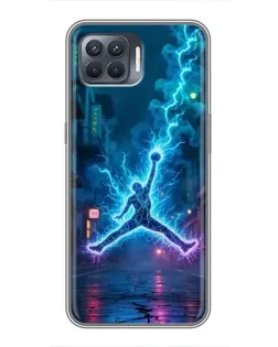 Чехол для OPPO Reno 4 Lite с картинкой «Jordan Gold Jumpman» Чехол для OPPO Reno 4 Lite с картинкой «Jordan Gold Jumpman»
