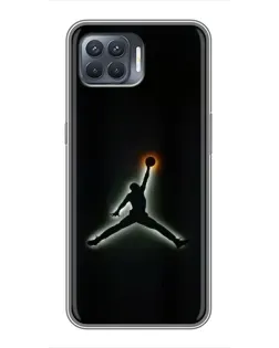 Чехол для OPPO Reno 4 Lite с картинкой «Jordan Gradient Logo» Чехол для OPPO Reno 4 Lite с картинкой «Jordan Gradient Logo»