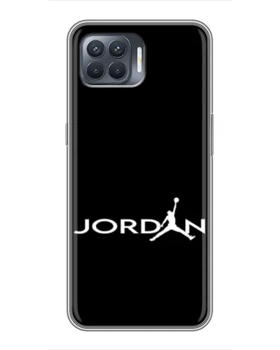 Чехол для OPPO Reno 4 Lite с картинкой «Jordan White Logo» Чехол для OPPO Reno 4 Lite с картинкой «Jordan White Logo»
