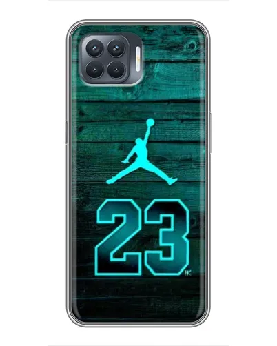 Чехол для OPPO Reno 4 Lite с картинкой «Jordan Cyan 23» Чехол для OPPO Reno 4 Lite с картинкой «Jordan Cyan 23»