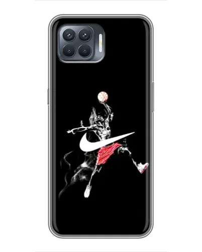 Чехол для OPPO Reno 4 Lite с картинкой «Jordan Jumpman» Чехол для OPPO Reno 4 Lite с картинкой «Jordan Jumpman»
