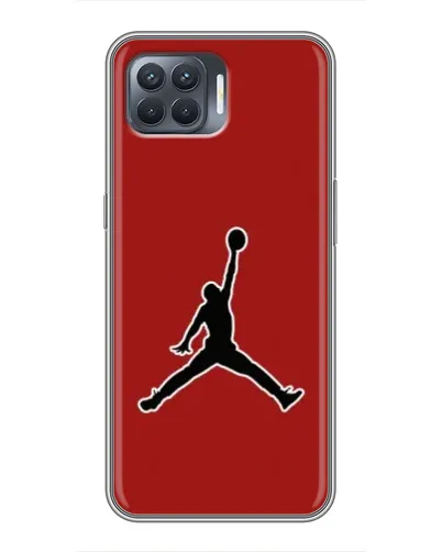Чехол для OPPO Reno 4 Lite с картинкой «Jordan Red Back» Чехол для OPPO Reno 4 Lite с картинкой «Jordan Red Back»